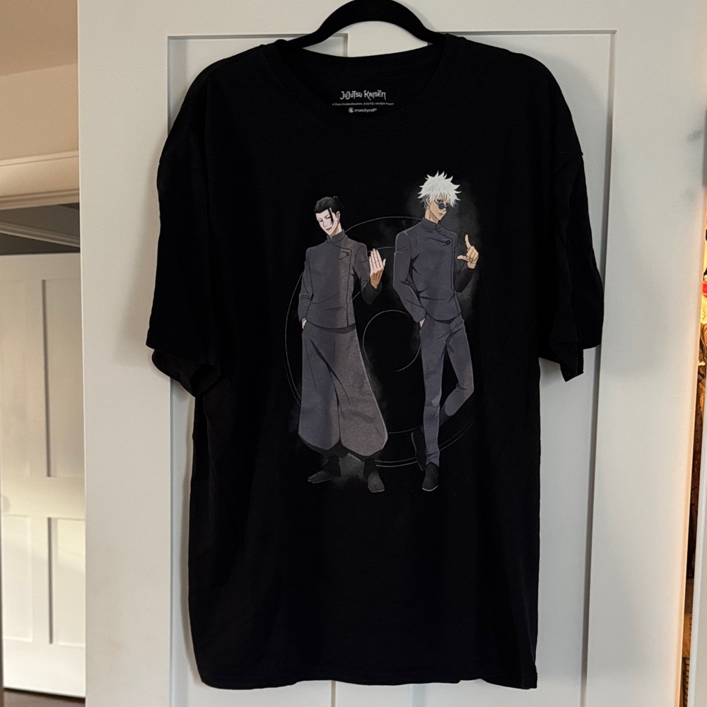 Jujutsu Kaisen Satoru Gojo Black Graphic T-Shirt